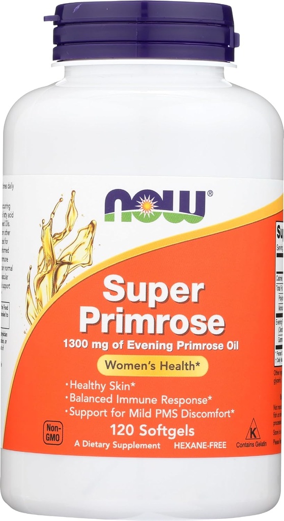 지금 음식 최고 Primrose 1300mg Sg, 120 CT