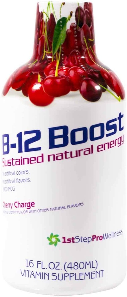 고성능 피트니스 INC. 1 단계 액체 B-12, 체리 충전, 16-fluid 온스