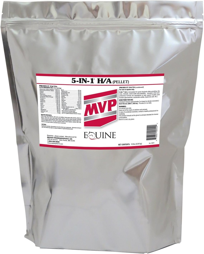 MVP 5-in-1 H/A (10lb) 말을 위한 1개의 지원에서 모두.