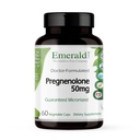 EMERALD LABS Pregnenolone 50mg - 뇌 건강을 돕는 프리미엄 웰빙 보충, 면역 지원 및 호르몬 균형 - 글루텐 - 무료 60 야채 캡슐 (30 일 공급)