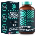 체중 감소를위한 식욕 억제제, Hunger Suppressant - 여성과 남성을위한 빠른 다이어트 알약 - Garcinia Cambogia, Glucomannan, 화이트 Kidney Bean Carb Blocker 및 Fat Burner - 60 Veggie Cap