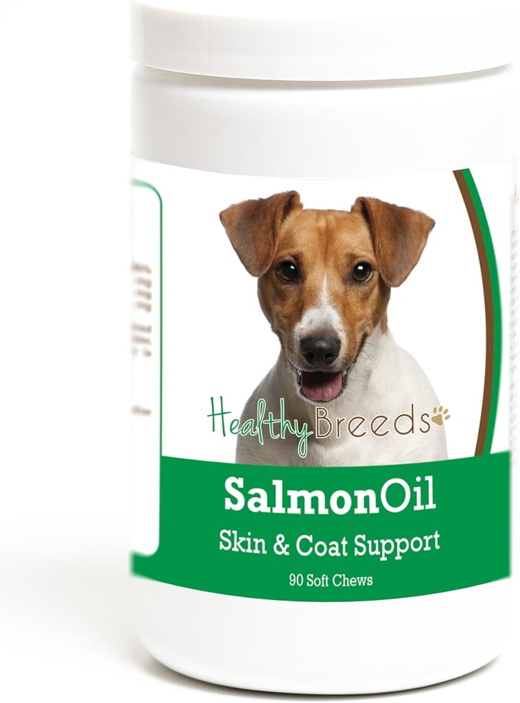 건강한 Breeds 잭 러셀 Terrier Salmon 기름 연약한 Chews 90 조사