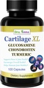 연골 XL 플러스 글루코사민, Chondroitin & Turmeric. 합동 지원 보충교재. Antioxidant 재산. 100 캡슐