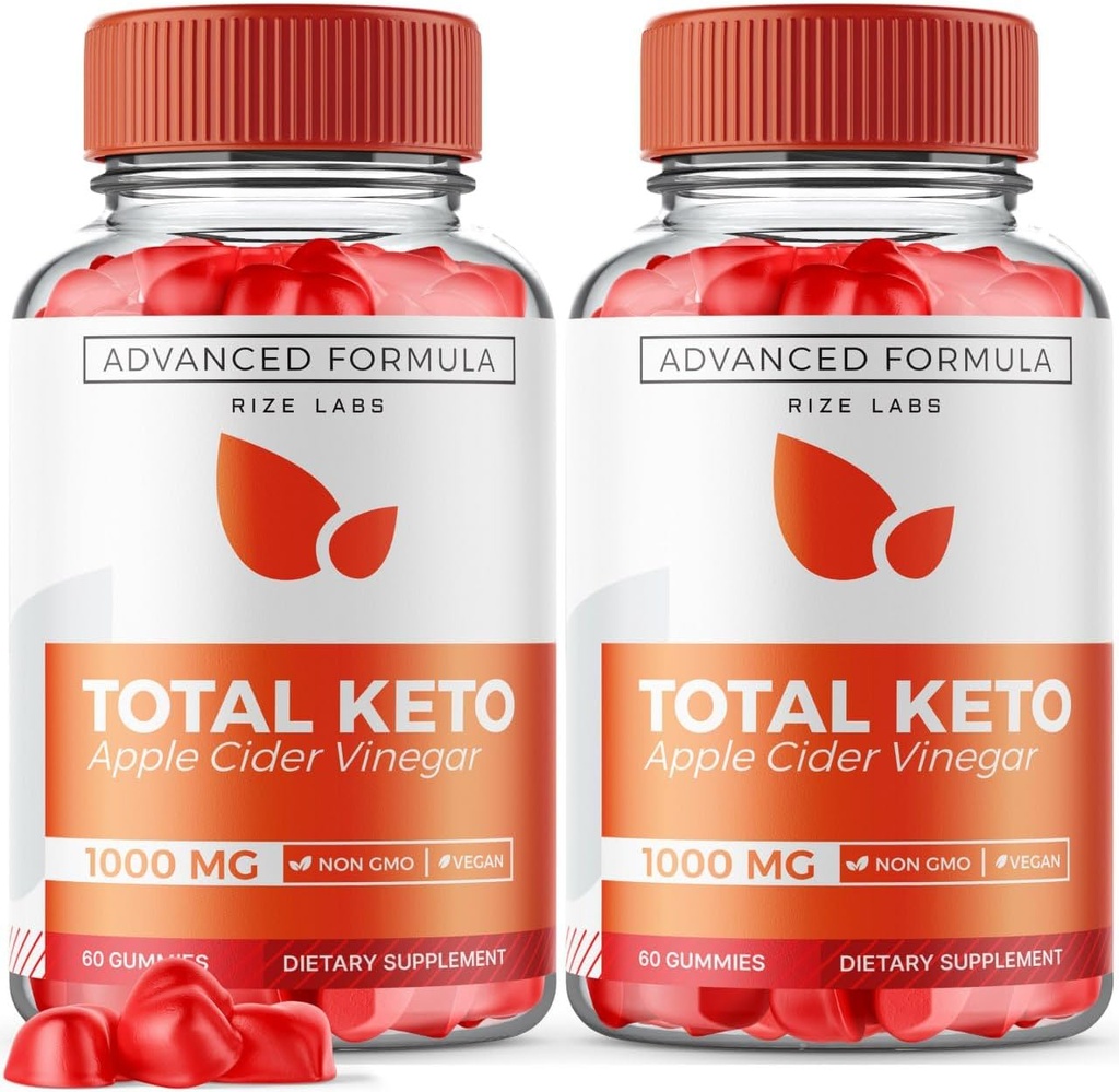 rize 실험실 (Pack of 2 고급 체중 감소를위한 총 Keto Gummies, Lose Belly Fat, 최대 힘 공식, Gomitas 리뷰 (120 Gummies)