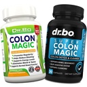 Colon Cleanser Detox 보충 캡슐 - 15 Day Colon Cleanse 알약 & Probiotic Daily Herbal Cleansing - Intestinal Stomach Bloating Digestive Gut 지원을 위한 자연적인 Bowel 운동 보충교재