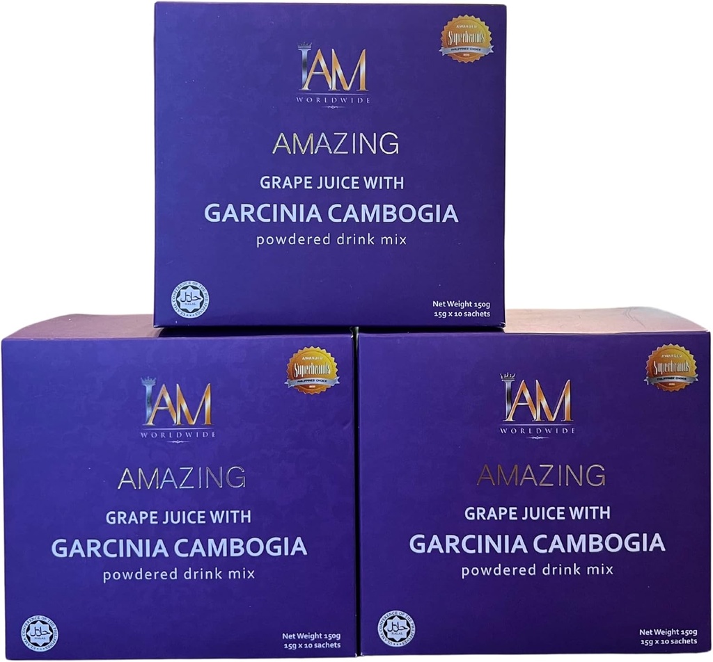 Garcinia Cambogia | 놀라운 포도 주스 음료 | 3 상자