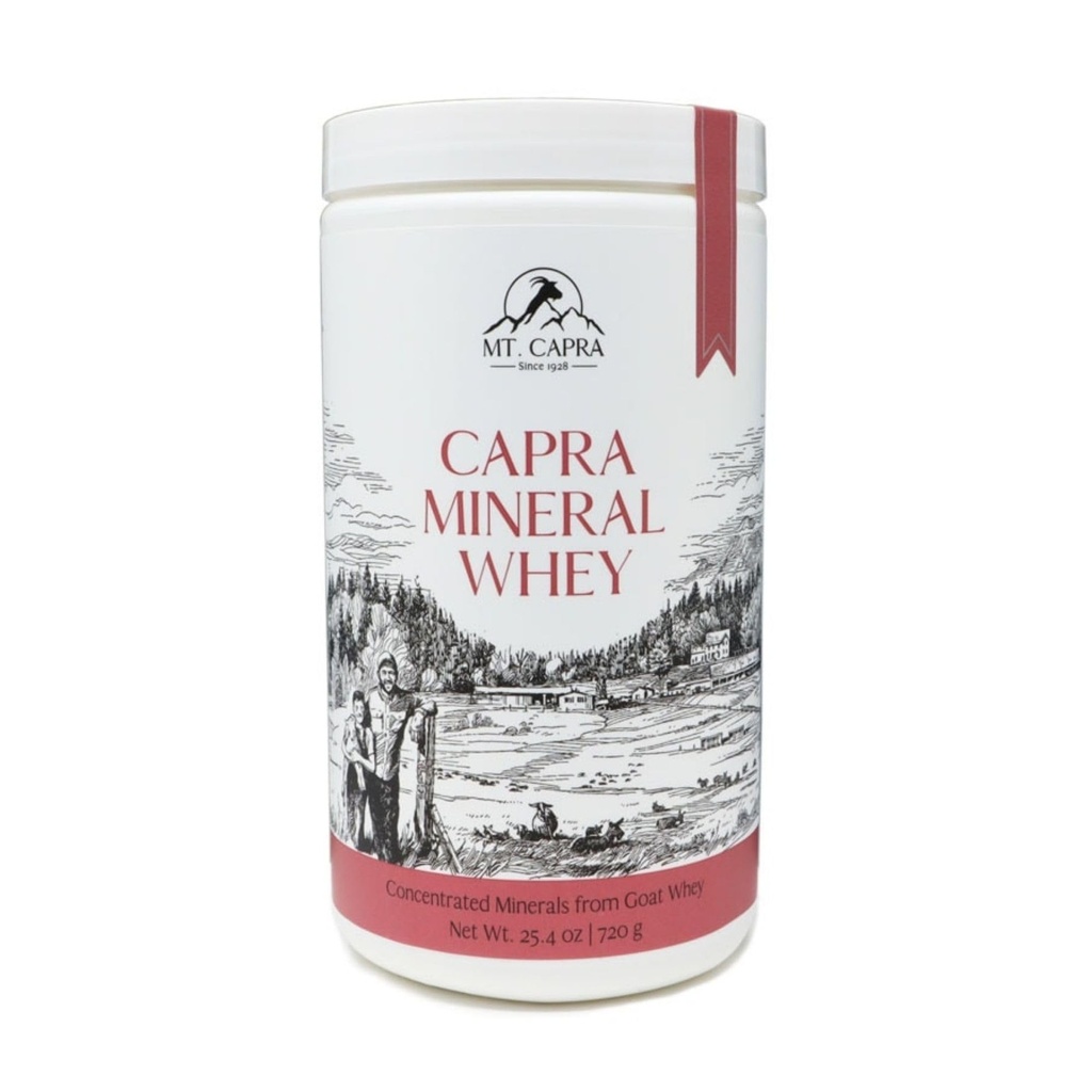 Capra Mineral Whey의 산 | 전체적인 음식, 생분해성 미네랄/전자 분말 보충, 염소 우유 밀, 알칼라이징의 풍부한 | 28 서빙 - 25.4 온스