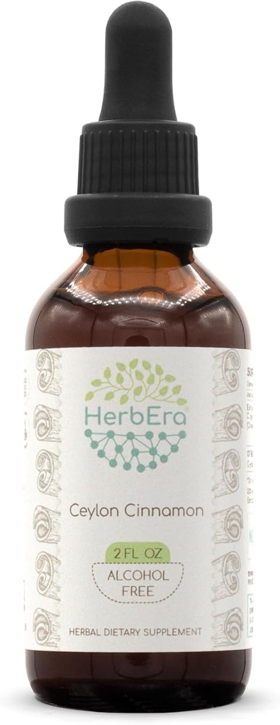 Ceylon Cinnamon B60 알콜 자유로운 초본 추출물 Tincture의 집중된 액체 하락 자연적인 Cinnamon (Cinnamomum Verum) (2개 oz)