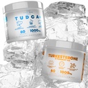 TUDCA+ 1000mg는 간섭 지원 + Turkesterone & Tongkat Ali 1000mg 증가 stamina (60의 캡슐)를 위한 소금 보충교재를 쌉니다
