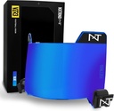 Nxtrnd VZR3 Football Visor, 곡선 렌즈 기술, 적합 성인 & 청소년 축구 헬멧