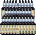 블랙 Henna (True Indigofera tinctoria) Tincture, 액체 추출 (브랜드 이름: HerbalTerra, Proudly Made in USA) 30x2 fl.oz (30x60 ml)