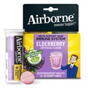Airborne Elderberry 추출물 + 비타민 C 1000mg (섭리 당) - Effervescent 정제 (상자에 20 개), Gluten-Free Immune 지원 보충교재, 비타민 A C E, 아연, 셀렌, 설탕 무료