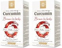 Solgar Full Spectrum Curcumin Brain Works, 90 Licaps - 지원 메모리 리콜, 초점,인지 기능 - 산화 방지제 지원 - Curcumin, BacoMind, Choline, 비타민 B12 - 비 GMO, Vegan - (패치 2)