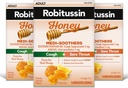 Robitussin Medi-Soothers 꿀 레몬 목장 Lozenges, 오래 견딘 기침 + Sore 목장 통증 완화 - 48 개 (3 x 16ct 팩)