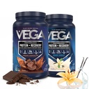 Vega 스포츠 프리미엄 단백질 분말 번들, 초콜렛 + 바닐라, 식물 기반 단백질 분말 포스트 운동 - 공인 채식, 채식, Keto-Friendly, 글루텐 무료, 낙농장 무료, BCAA 아미노산