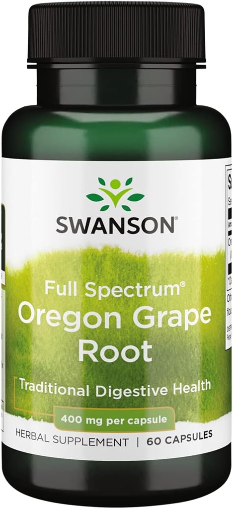 Swanson Full Spectrum Oregon-Grape Root 400 밀리그램 60 캡슐