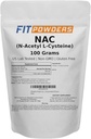 NAC 분말 N-Acetyl L-Cysteine 분말 Scoop 포함 (100 그램)