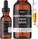 Ashwagandha 액체 낙하 농도 1 Fl Oz 30ml | 500mg 유기농 뿌리 Tincture 추출물 보충 60 인| 스트레스 완화, 에너지 및 면역, 정신 초점, 빠른 흡수