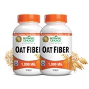 Botanic Choice Oat Fiber Dietary Supplement - 여성 및 남성을위한 소화 건강 - 2 팩