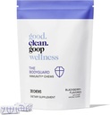 good.clean.goop Wellness The Bodyguard Immunity Chews | 면역 지원에 대한 규정식 보충 | Elderberry Extract & Vitamin D | Berry flavored | 면역 시스템 부스터 | 30 Chews | Non-GMO