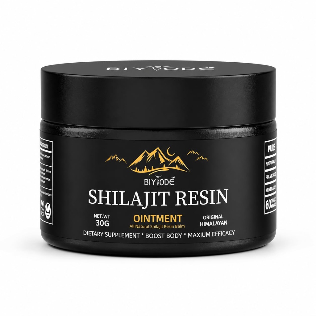 Himalayan 순수한 Shilajit 수지 600mg 50 Fulvic 산 및 85 + Trace 무기물 Vegan 비 GMO 에너지 보충 남자 & 여자 고대 Ayurvedic 공식을 가진 서빙