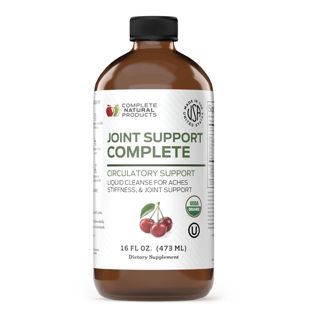 완전한 자연적인 제품 합동 지원 - 16 Fl Oz 유기 합동 지원 보충교재 & Uric 산 Cleanse