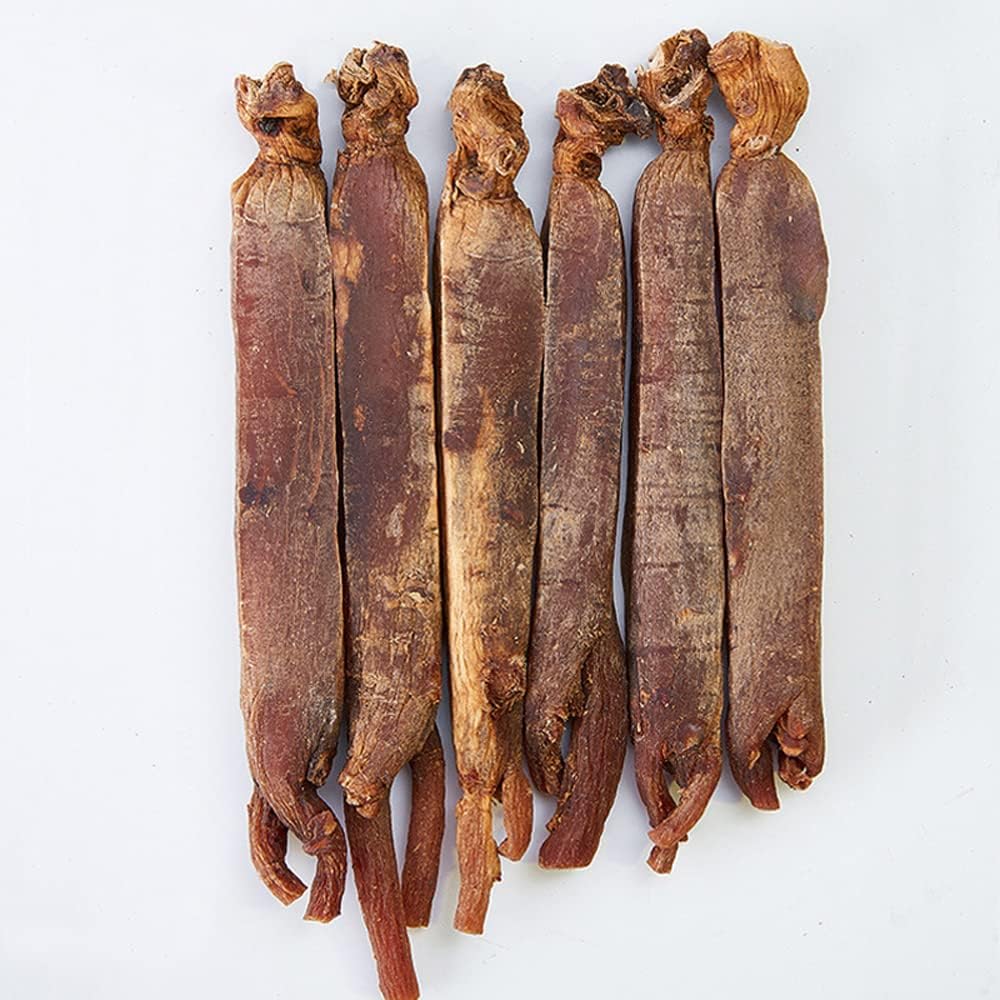 Red Korean Ginseng 15 년 프리미엄 레드 한국 인삼 건조 뿌리,한국 인삼 차 한국 인삼 뿌리,수가 무료,한국어 인삼 스틱 (100 그램 /0.22 파운드)