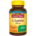 성격은 L-Lysine 1000 mg, 규정식 보충교재, 60의 정제, 60의 일 공급을 만들었습니다