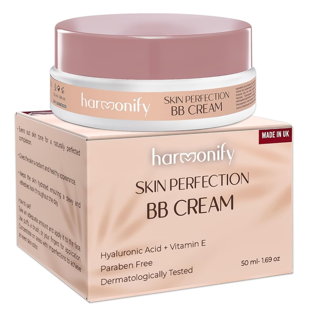 Hyaluronic 산과 비타민 E, 몸 및 얼굴 Moisturizer를 가진 BB Moisturizing 크림 건조한 피부를 위한 | 매일 Moisturizer, 기름 자유로운, 향수 자유로운, 유럽에서 만드는 비 연소