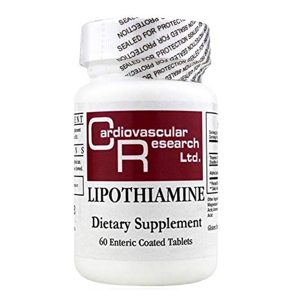 심장 혈관 연구 Lipothiamine, 백색, 60 조사 (THIAM2)