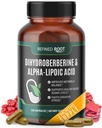 알파 Lipoic 산 600mg 보충교재를 가진 정제된 뿌리 Dihydroberberine 300mg - 알파 Lipoic 산 (ALA)를 가진 여분 힘 Berberine 보충교재 - Optimal 건강을 위한 진보된 Dihydroberine