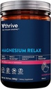 마그네슘 릴랙스 파우더 - Stress & Muscle Relaxation 지원 - 라즈베리 레몬 (16.9 oz. / 100 서빙)