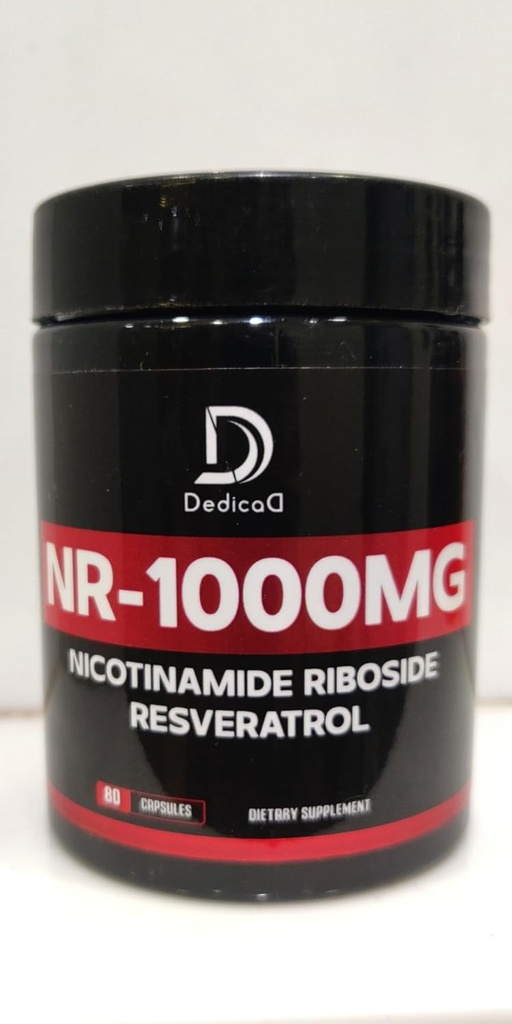 Nicotinamide Riboside 및 Trans Resveratrol과 NAD 보충 - 남성 및 여성을위한 NR - 80 캡슐