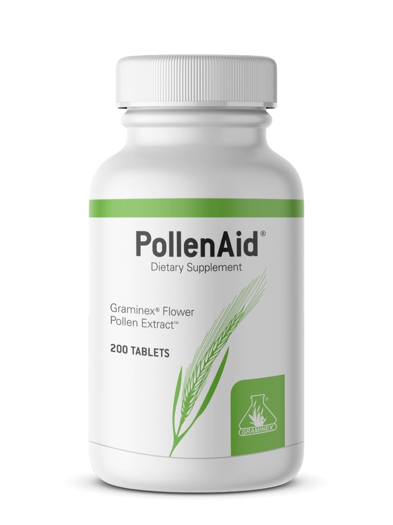 Graminex PollenAid Prostate 보충교재: 모든 자연적인 전립선은 Bladder 통제 & Urinary Tract 건강을 위한 지원, 미국, 200의 정제에서 만드는 Rye Pollen 추출물