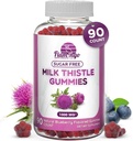 밀크 이틀 Gummies- 자연적으로 맛, 설탕 무료 우유 이틀 1000mg 추출 – Liver Detox, 지원, Renew Cleanse. 우유 이틀 캡슐, 힘, 또는 차에 맛있는 대안 - 90 개