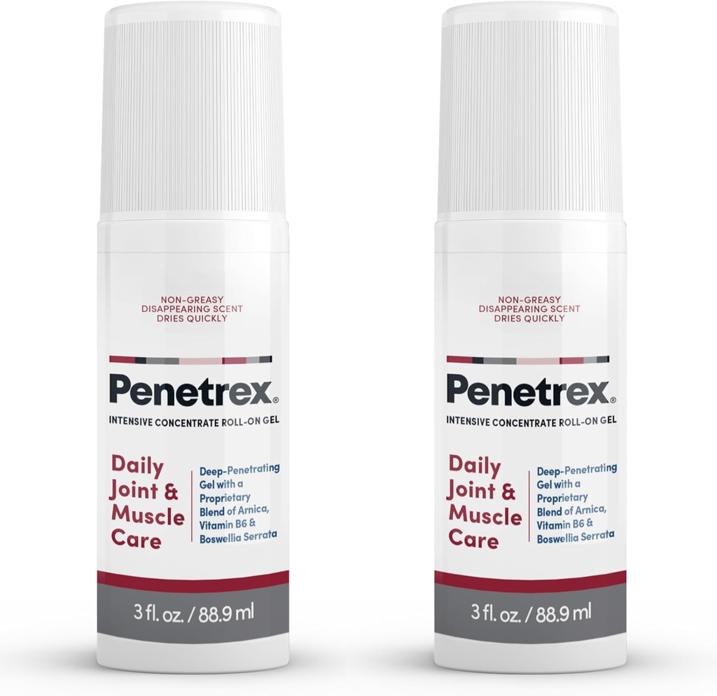 Penetrex 합동 & 근육 치료 - 뒤, 목, 손, 발 - Arnica, 비타민 B6 & MSM를 가진 우수한 전체적인 몸 문 - 젤 (2 팩)에 3oz 목록