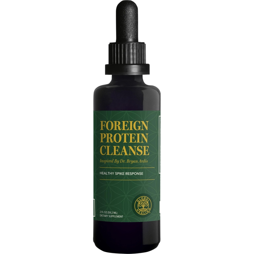 Global Healing Center - 외국인 Protein Cleanse (Spike Protein Detox) - Wormwood가있는 지원 공식 - 면역 지원을위한 해독 도움말 - 2 Fl Oz