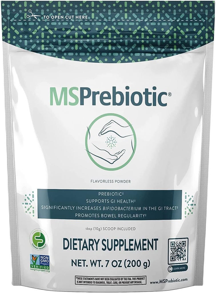 Prebiotics Fiber Supplement 용해성 섬유의 매우 높은 소스 | Original Superfood Gut Health Supplements that Feed Probiotics | Prebiotic Fiber Powder (7 oz)