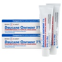 GeriCare Dibucaine Hemorroid 연고 1% 통증 리리프 치질 크림 |Hemorroidal & Topical Analgesic| Burning & Itching의 빠른 구호 | 빠른 행동 외부 치질 치료 1oz (2 팩)