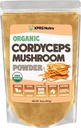 XPRS Nutra 유기 Cordyceps 버섯 분말 - 프리미엄 Cordyceps 버섯 - 실제 버섯 Cordyceps 파우더 보충 에너지 및 면역 지원 - Vegan-Friendly Mushroom Cordyceps (16 oz)