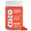 성인용 O Positiv URO 섬유 Gummies, 60 카운트 (팩 1) - Prebiotic Chicory Root Inulin Fiber Supplement - Digestive Gut Health 용 일일 거미 섬유 - Non-GMO, Vegan & Cruelty-Free