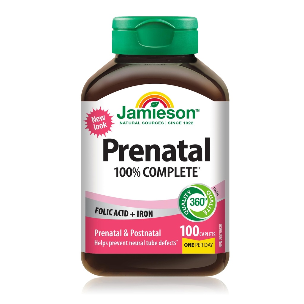 Jamieson Prenatal 멀티 비타민 100Caplets