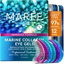 MAREE Eye Gels - 콜라겐 & Hyaluronic 산을 가진 퍼피 눈과 어두운 원형을 위한 눈 헝겊 조각의 밑에 패드 - 붓기 & 부대를 위한 눈 가면 skincare 처리의 밑에 반대로 주름 - Parches Para Ojeras