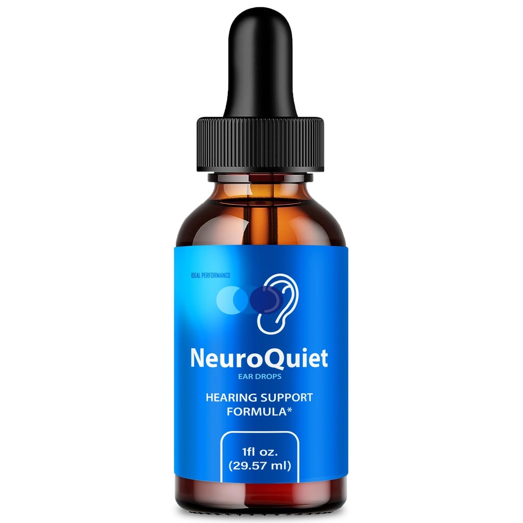 NeuroQuiet Tinnitus Relief for Ringing Ears NeuroQuiet Hearing Support Liquid Drops, Neuro Quiet Auditory Clarity and Healthy Hearing Supplement, Neuro Quiet 모든 자연 공식 리뷰 (1 팩)