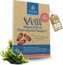 Testa Omega 3 Vegan Krill 보충교재 1000mg Softgels, 2배 Omega-3, DHA, EPA, Astaxanthin, Phospholipids - 심장, 뇌, 눈, 합동 지원 - 물고기, 조류 근원에서 아닙니다 - 60 Softgels