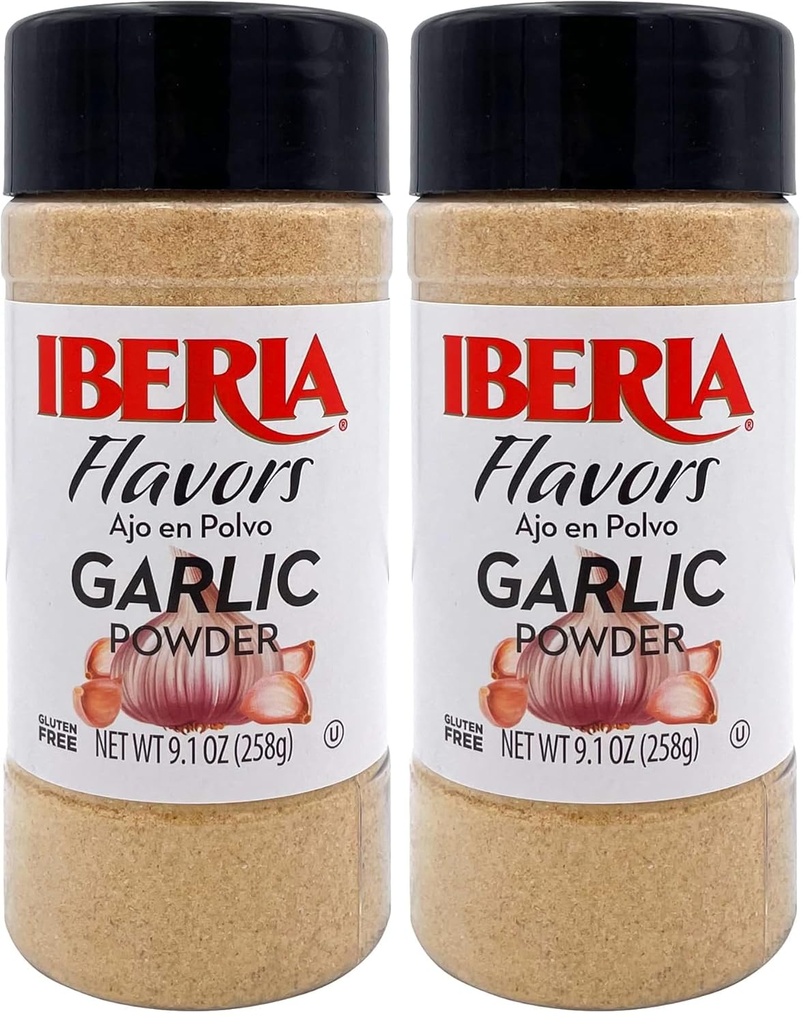 Iberia 마늘 분말, 9.1 Oz (팩 2)