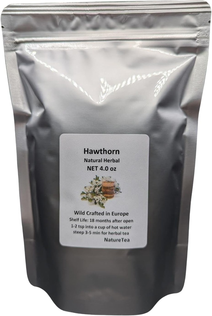 Hawthorn - Crataegus laevigata 느슨한 잎 & 100% 자연 (8 oz)에서 꽃 C / S