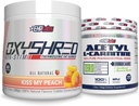 EHP Labs Non-Stim + Acetyl 번들 - OxyShred Thermogenic Pre 운동 분말 & Shredding 보충교재 - Acetyl L Carnitine - 지원 자연적인 에너지 생산, 원조 대사 및 건강한 뇌 기능