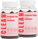 Prebiotic 섬유 거미 2Pcs의 청결한 섬유 구미, 남자를 위한 Prebiotic 섬유 거미, 소화 Gut 건강을 위한 Prebiotic 섬유 보충교재 유기, 60 Gummies, 2개의 병
