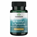 Swanson N-Acetyl L-Tyrosine - 아미노산 보충교재 지원 전반적인 두뇌 건강 & 중앙 신경 체계 기능 - 승진 & 인지 건강 - (60의 캡슐, 각각 350mg)